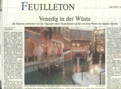 Cover Welt Venedig in der Wüste